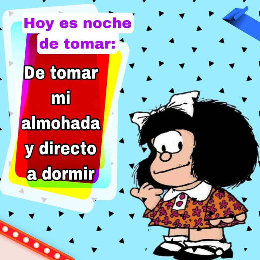 Mafalda buenas noches