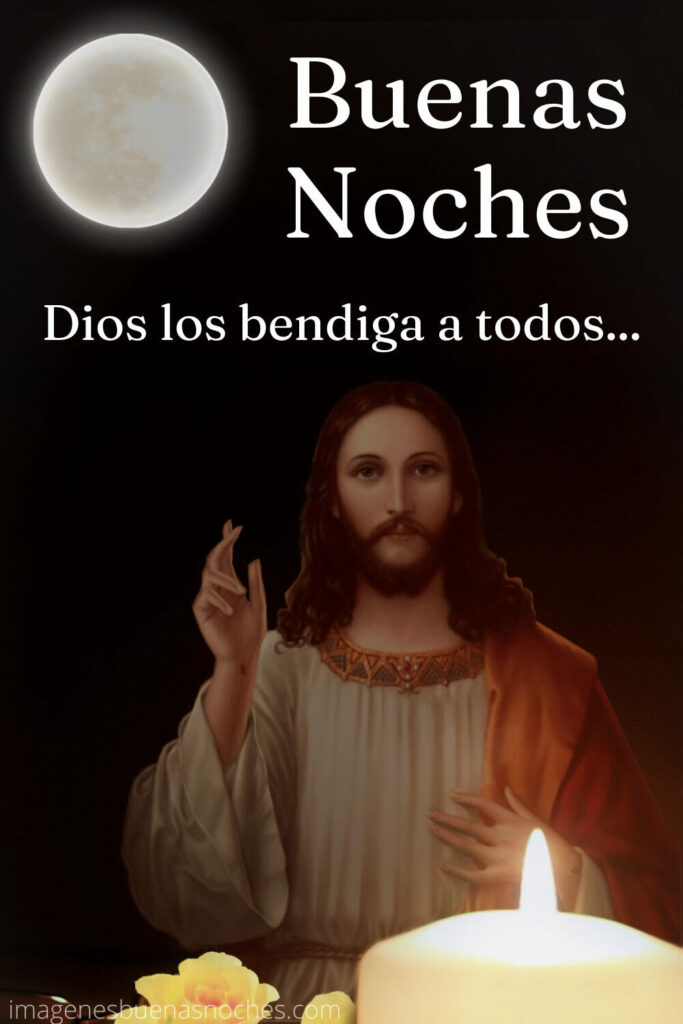 Imagenes de Jesus con Frases de Buenas Noches ???? » ImágenesBuenasNoches