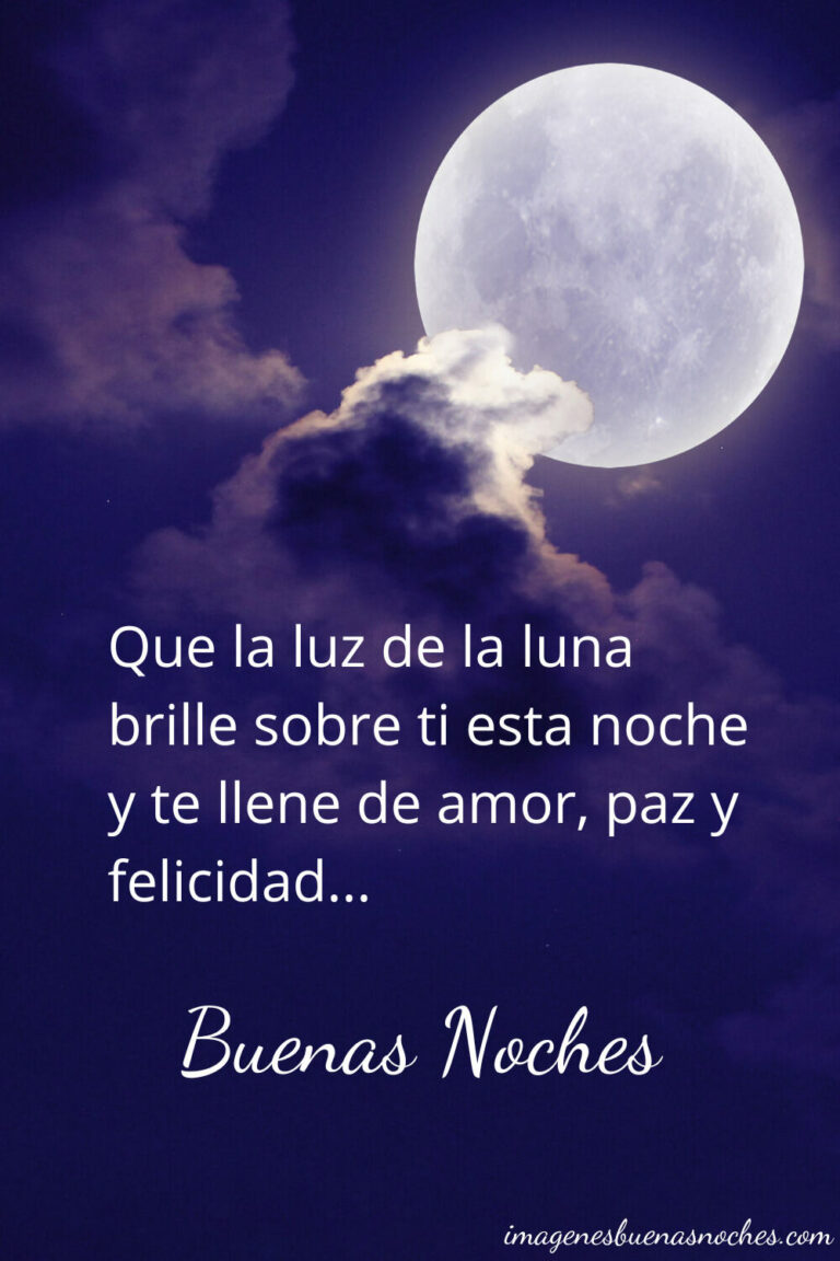 Imagenes de la Luna con Frases de Buenas Noches ????