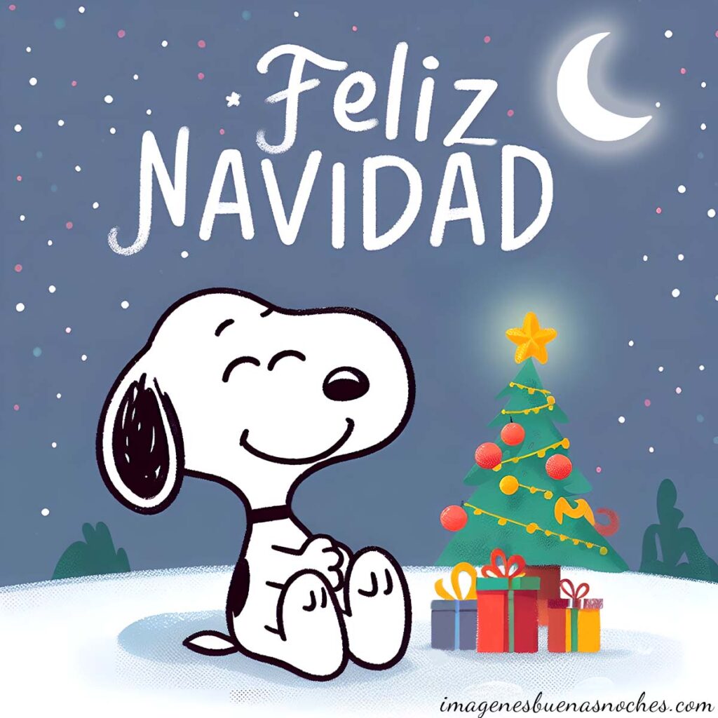 Snoopy feliz navidad